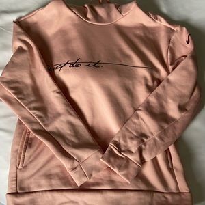 Nike baby pink hoodie.